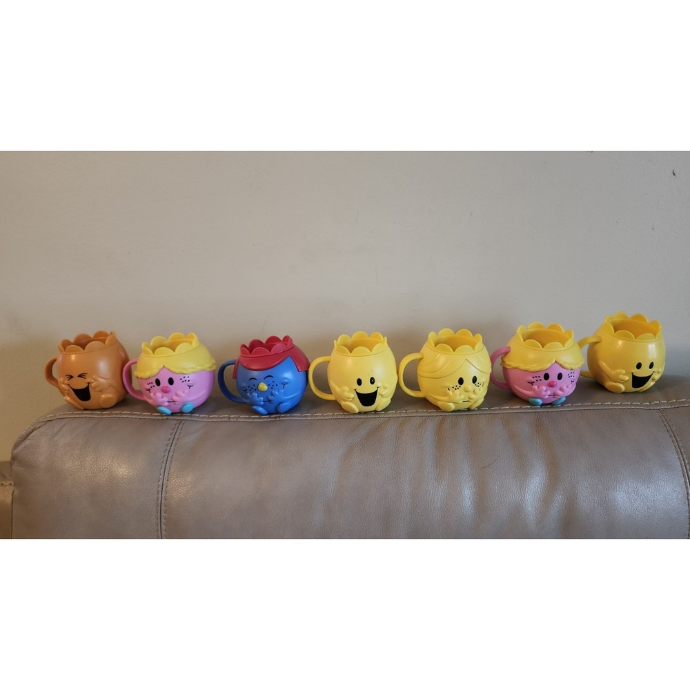 Mr Men & Little Miss Kids Cups/Beakers -McDonalds Happy‎ Meals Toys 2020 Thoip